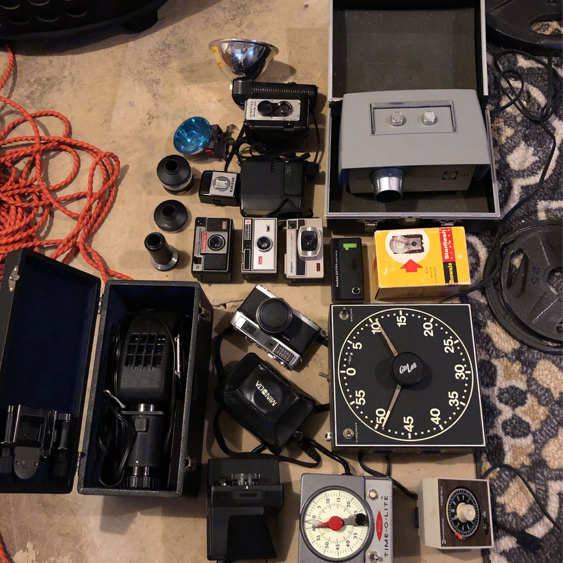 Huge Lot Of Camera Supplies And Equipment