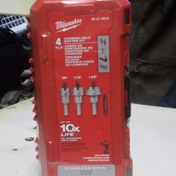 Milwaukee Carbide Hole Cutter Kit