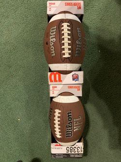 2 Wilson Footballs
