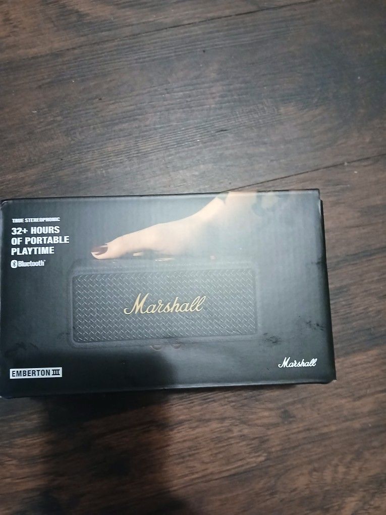 Marshall Brand Emberton 3 Speaker. 