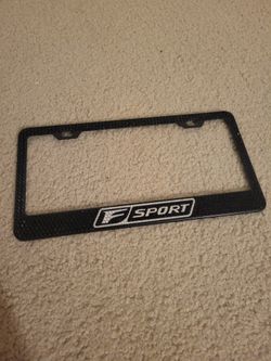 Crystallized Lexus Toyota F sport License Plate Frame For Sale