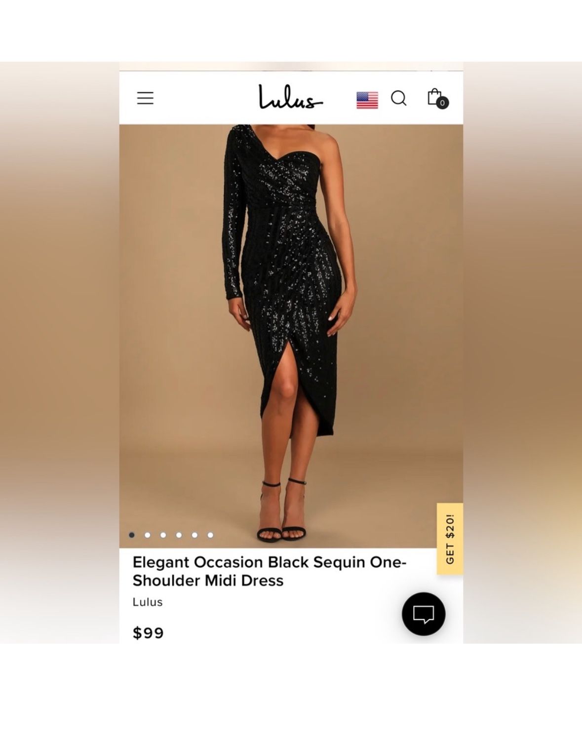 Brand new LuLu’s Sequin Dress