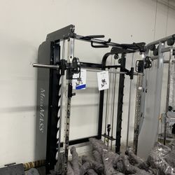 (Black Friday) Home Gym Smith Machine Functional Trainer All In 1 