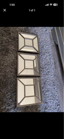 Set of 3 mirrors