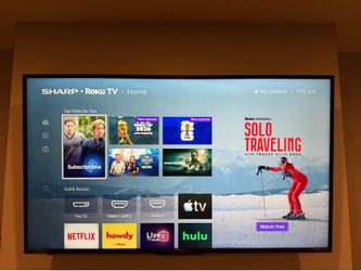 Sharp 55” 4K UHD Smart TV Roku with Remote