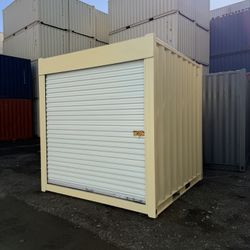 10FT STORAGE CONTAINER w/ ROLL-UP DOOR – CLEAN & READY