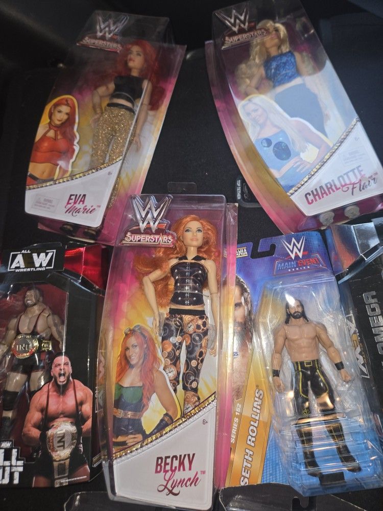 Wrestling Action Figures Collection Lot