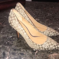 Coach High Heals Size 8.5 Like New 