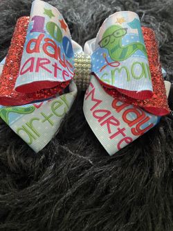 100 days of school girls boutique bow