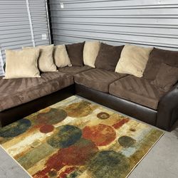 Ashley Furniture (Kroehler) Leather Sectional 🚛 Free Delivery