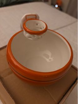 Basketball shaped mug, with tiny hoop