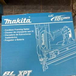 Makita new 21 Framing Nailer 18v