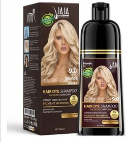 Blonde Hair Dye Shampoo for Gray Coverage Ammonia & Paraben Free 10.14 fl oz