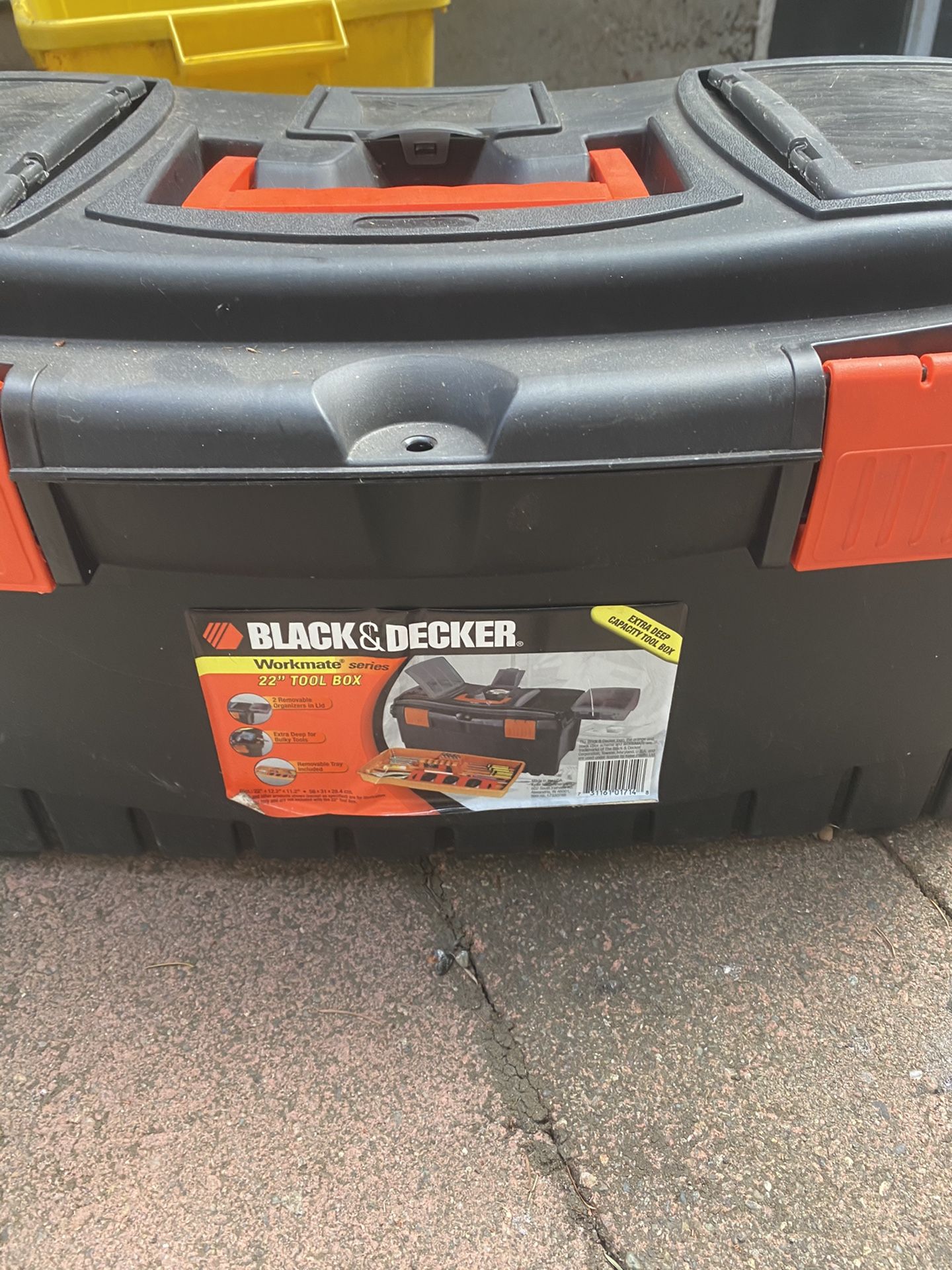 Black & decker tool box