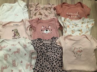 Body Suits Bundle For Baby Girl 3 Months 