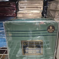 New 6pc King Deep Pocket Sheet 😍 