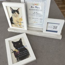 Frames And Stand (Wedding Bar Menu Frame)