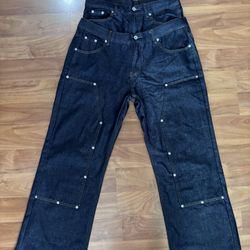Double Waisted Jeans 34x32 