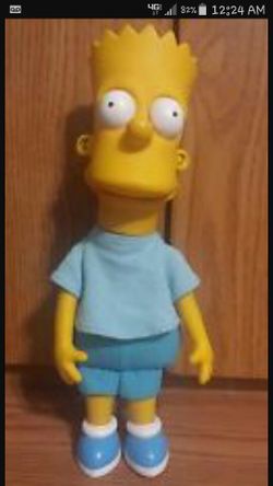 Vintage Bart Simpson doll with vinyl head