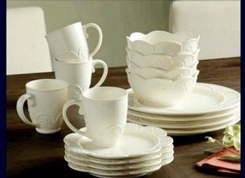 Princess house vajilla para 4 personas 16 piesas