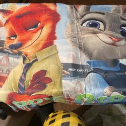 Zootopia Happy Birthday Banner 