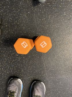 8lb dumbbells new