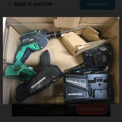 Metabo HPT 18 volt Lithium ION(li-ion) Collated Fastener Brushless Screw Gun Kit.