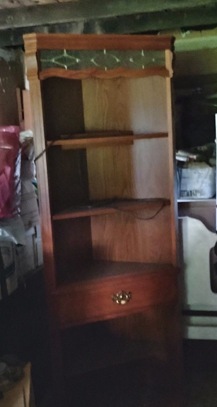Lighted Corner Shelf