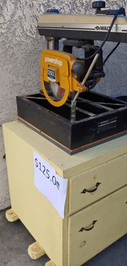 Dewalt arm radial saw