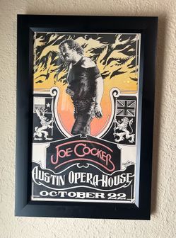 78 Joe Cocker concert poster, Danny Garrett
