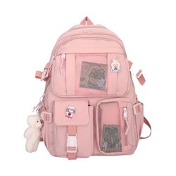 NWT AD Girl’s School Backpack. Young Ladies College Laptop Backpacks 16” Pink