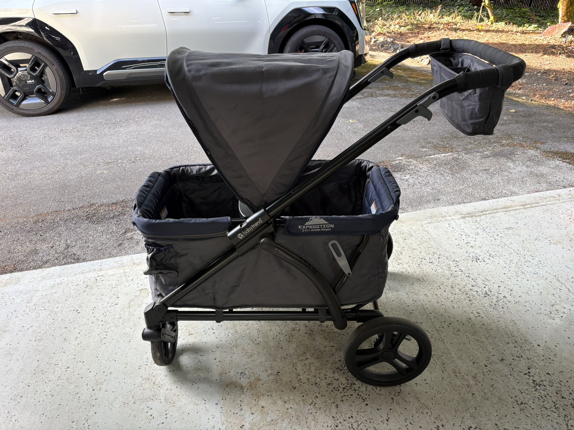 Baby Trend Expedition 2-in-1 Stroller Wagon PLUS, Ultra Grey