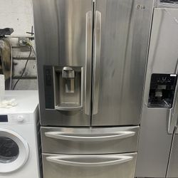 lg refrigerator 36 inches  4 door stainless 