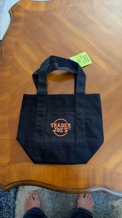 Trader Joe’s Trick or Treat mini canvas tote bag NEW