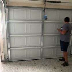 2 New Garage Doors With  New  Openers  300  For One 600 For 2