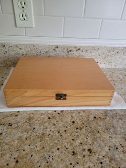Wood box with Latch