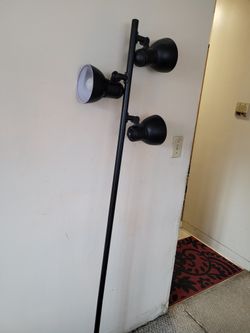 Metal Floor Lamp With Bulbs