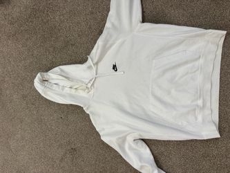 White Nike Hoodie Large