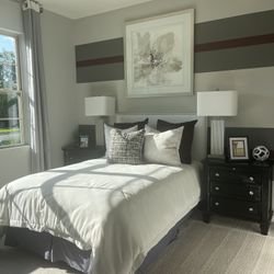 Full Size Bedroom Set - Used For Staging Purposes 