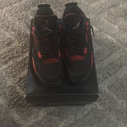 Jordan 4 Red Thunders