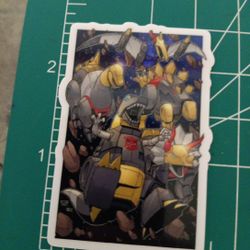 TRANSFORMERS STICKER DINOBOTS 