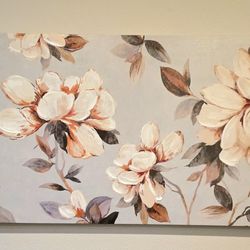 Large Magnolia Blossom Canvas Wall Art