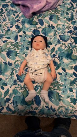 Realistic, baby doll that’s a boy full silicone body