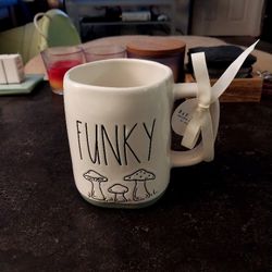 Rae Dunn (Funky) Mushroom Collectible Coffee Mug