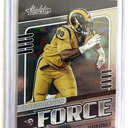 2019 Panini -Absolute Football Aaron Donald Gridiron Force 