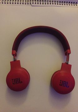 Authentic Bluetooth Red JBL Wireless over ear Headphones