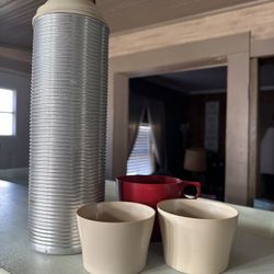 Vintage thermos bottle