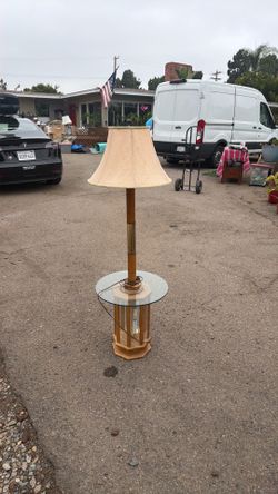 Mid century Tall Post lamp