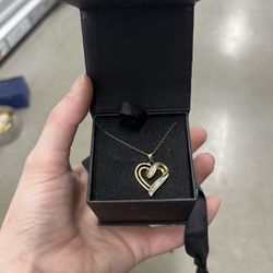 Heart Necklace And Earring Set Original Box