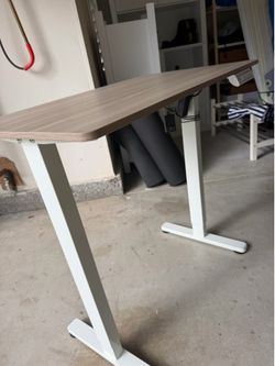 3-month old Light Walnut Desk / Table – Like New – Perfect for Small Spaces